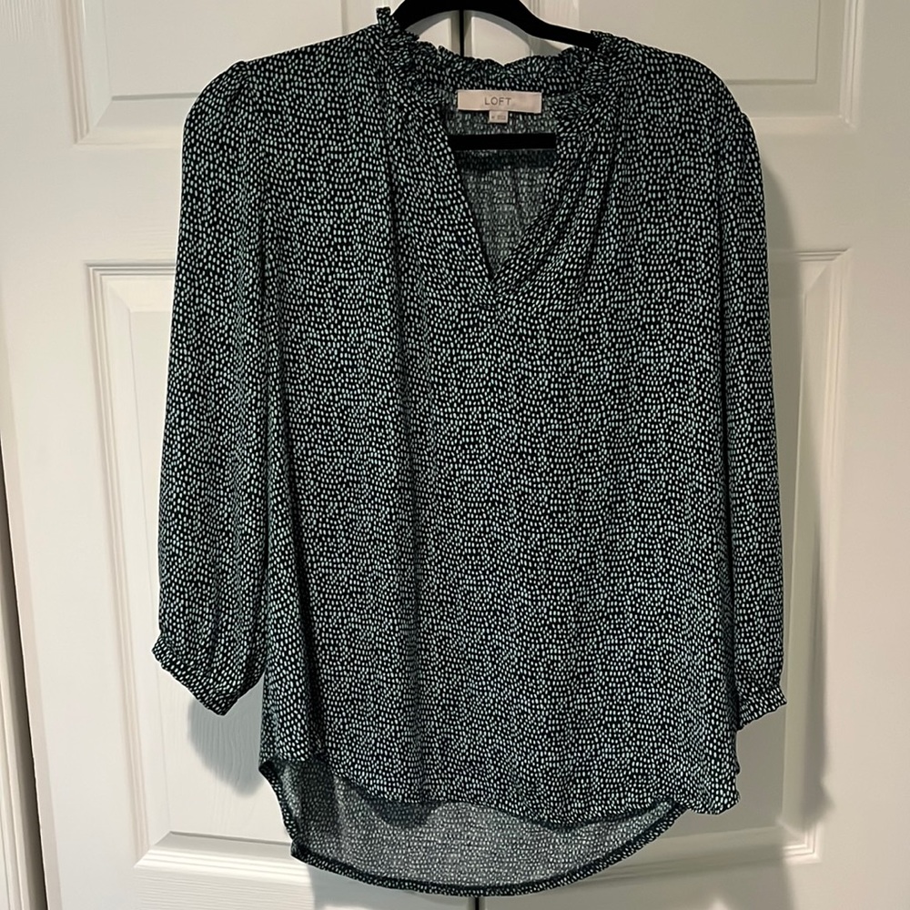 Loft Blouse with split neck